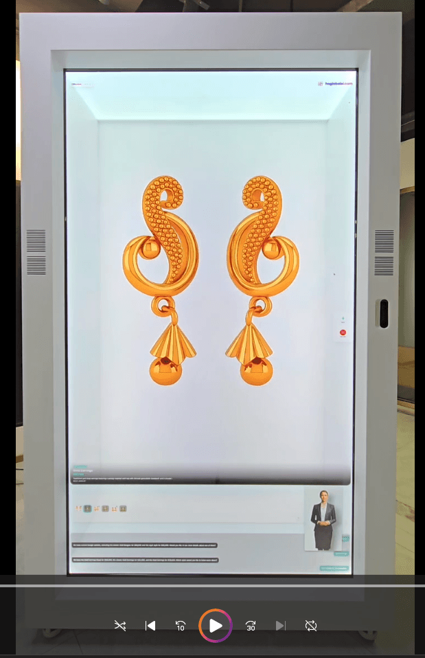 Interactive Retail Digital Human Kiosk