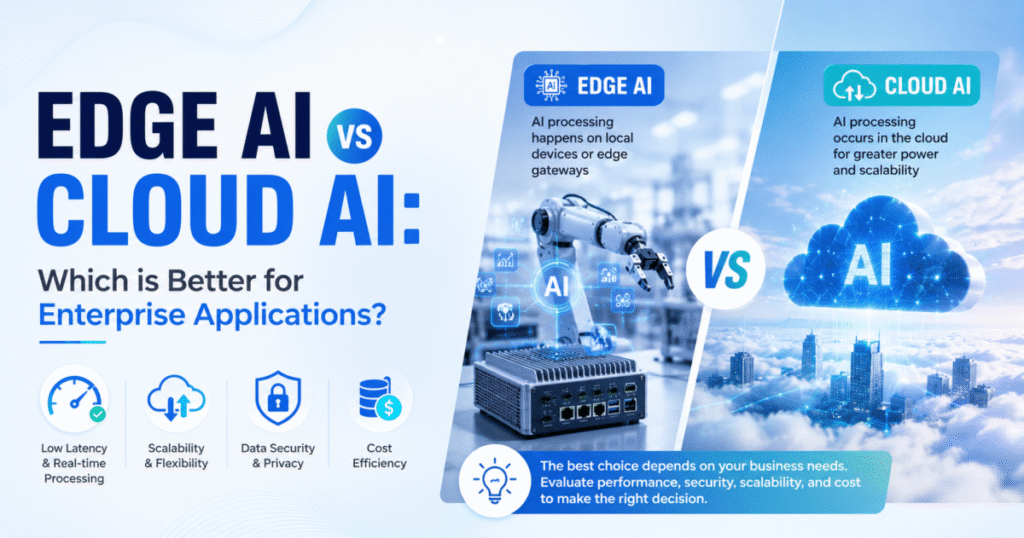 Edge AI vs Cloud AI Which is Better for Enterprise Applications